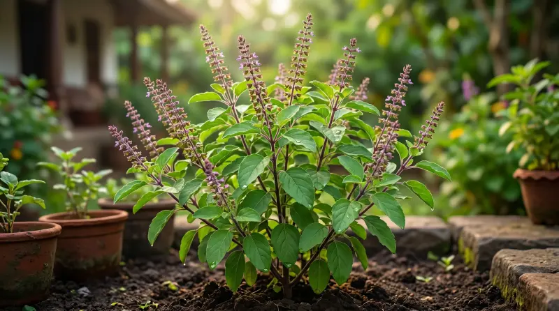 Holy Basil medicinal herb